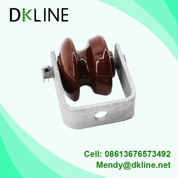 D-iron with shackle insulator